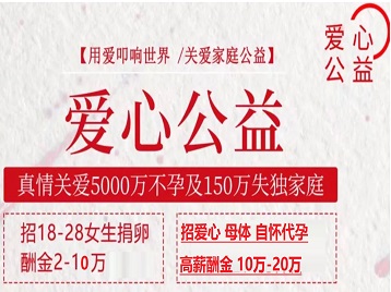 回民捐卵助孕生子 爱心志愿者招募